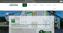 Desktop Screenshot of hotel-schuetzenburg.de